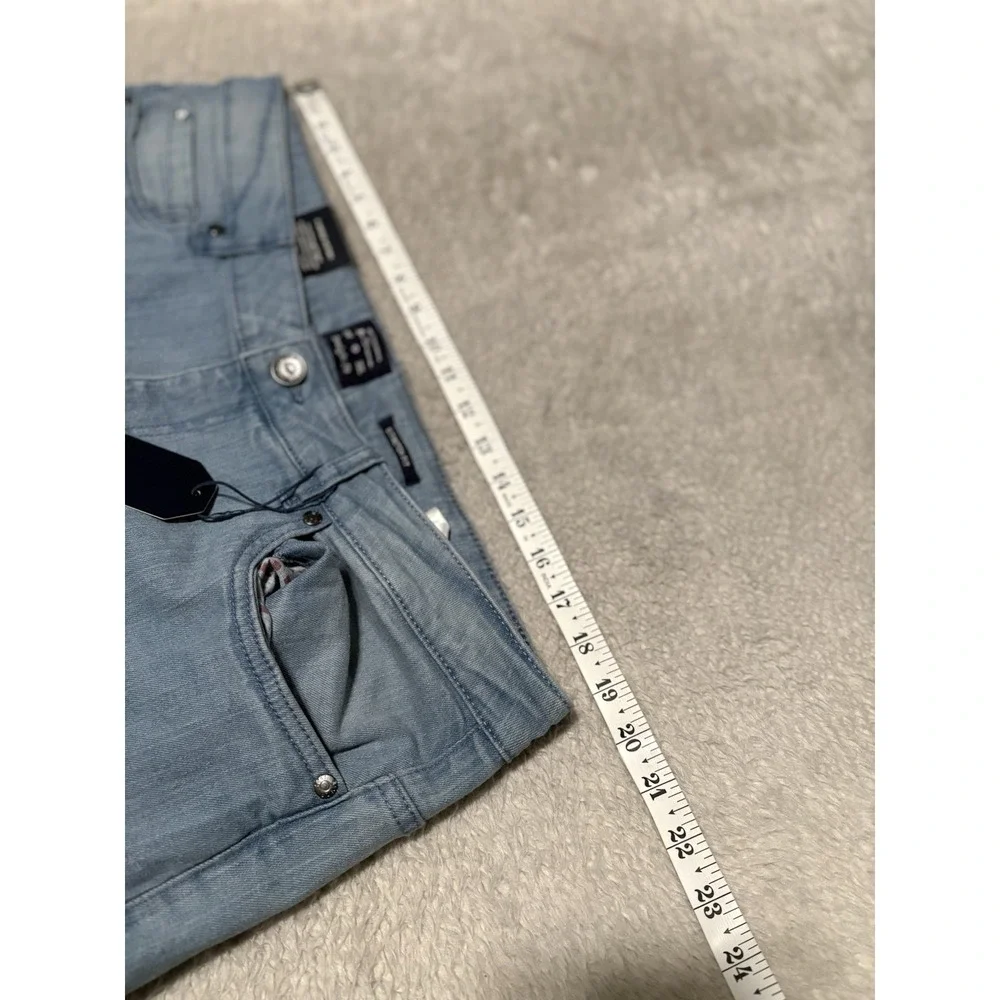 New Ben Sherman Men's Light Wash Straight Blue Denim Jeans Size 38x32 Pants